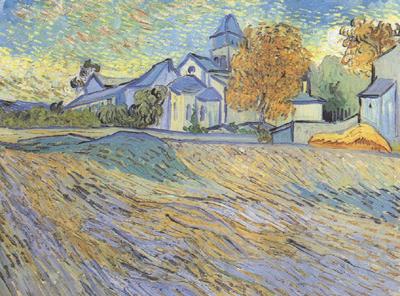 Vincent Van Gogh View of the Church of Saint-Paul de-Mausole (nn04) Germany oil painting art